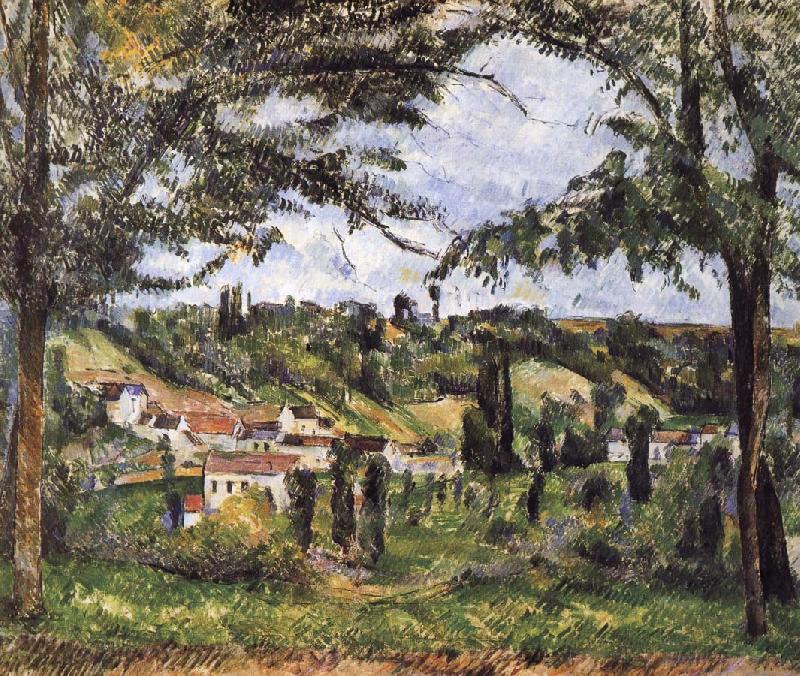 Paul Cezanne village scenery Spain oil painting art
